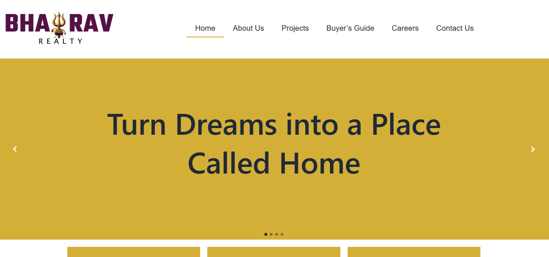 WordPress Project 10: Bhairav Realty