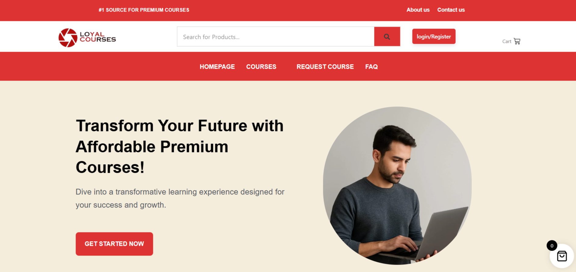 WordPress Project 11: Loyal Courses