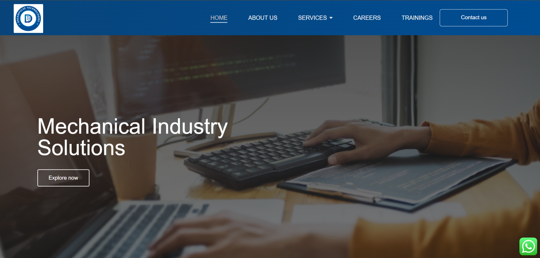 WordPress Project 12: Dream Pulse Technologies