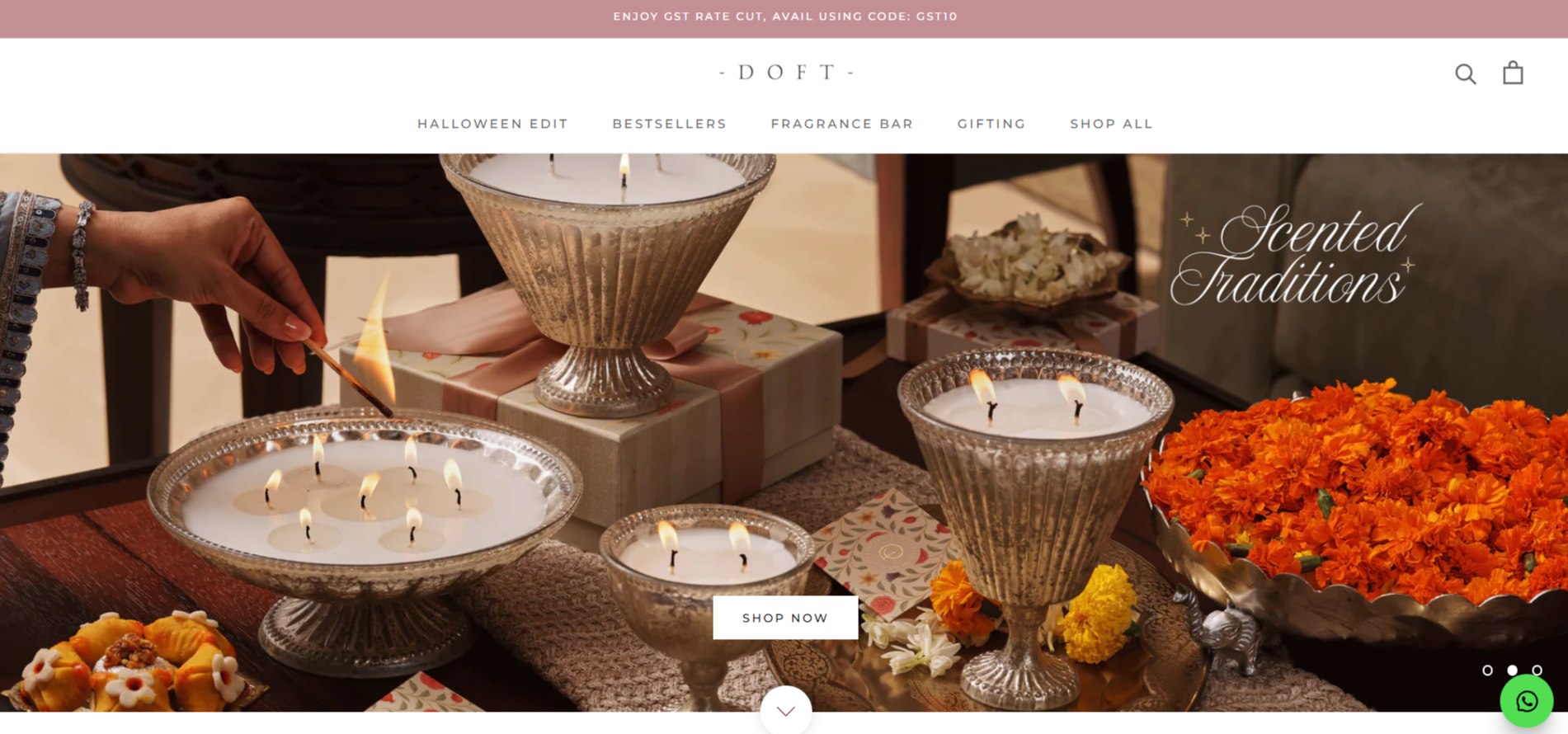 Shopify Project 3: Doft Candles